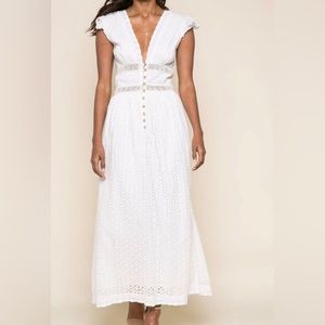 Raga Aviana Maxi Dress- White- Small 🌈